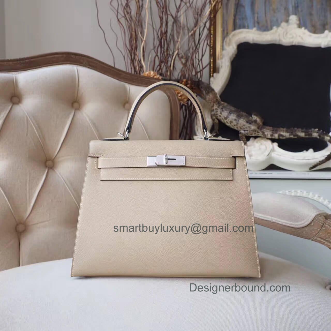 Hermes Kelly 28 Bag in s2 Trench Epsom PHW